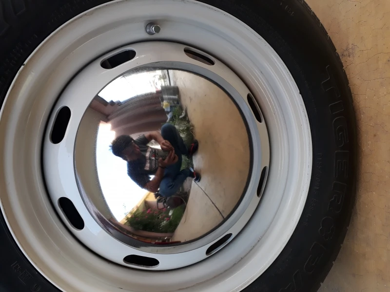 Tapón De Bola Cromado Sin Emblema Para Rin De VW Sedán, Safari, Brasilia - Imagen 8