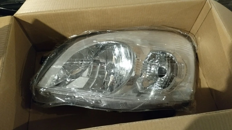 Faro Principal Derecho Con Fondo Cromado Depo Para Chevy C3 - Imagen 9