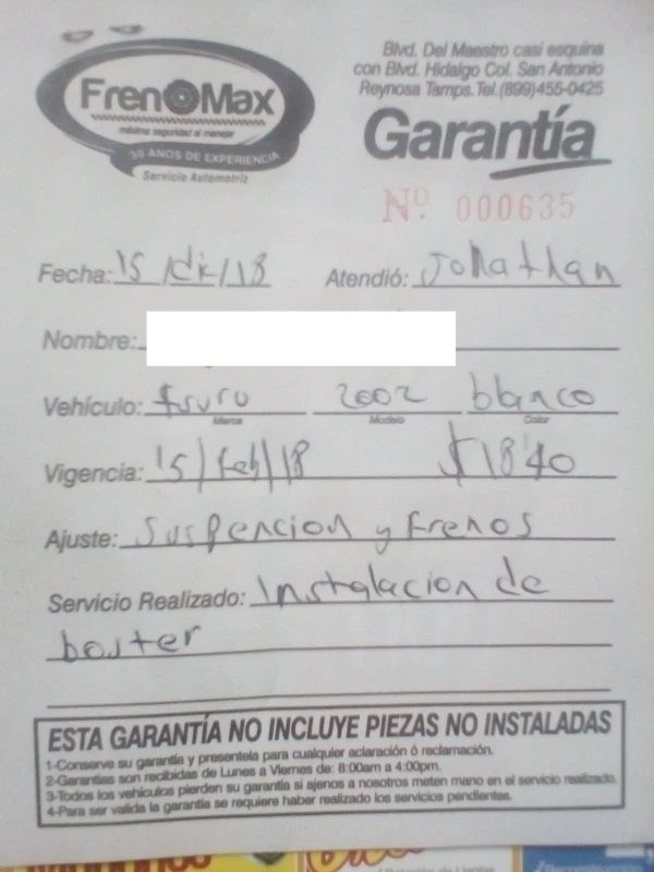 Booster Potenciador De Bomba De Frenos FP Para Tsuru 3 - Imagen 15