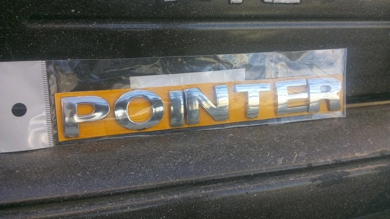 Letrero Cromado Adherible De Puerta Trasera POINTER - Imagen 11