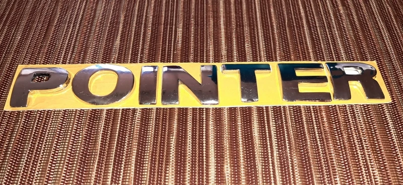 Letrero Cromado Adherible De Puerta Trasera POINTER - Imagen 9