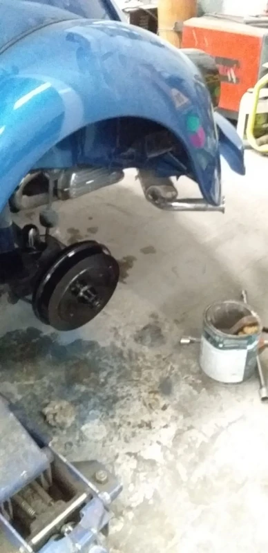 Juego De Manguetas Desfasadas De Frenos De Tambor De Rueda Delantera IAP Para VW Sedan 1600 - Imagen 13