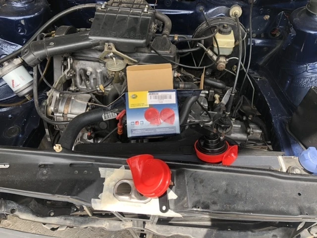 Juego De Bocinas De Claxon Agudo Y Grave Hella Para Golf A2, Jetta A2 - Imagen 12