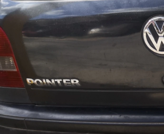 Letrero Cromado Adherible De Puerta Trasera POINTER - Imagen 6