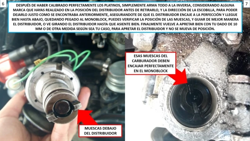 Platino De Corriente De Distribuidor Bosch Para VW Sedan 1600, Combi 1600, Caribe, Brasilia, Safari - Imagen 13