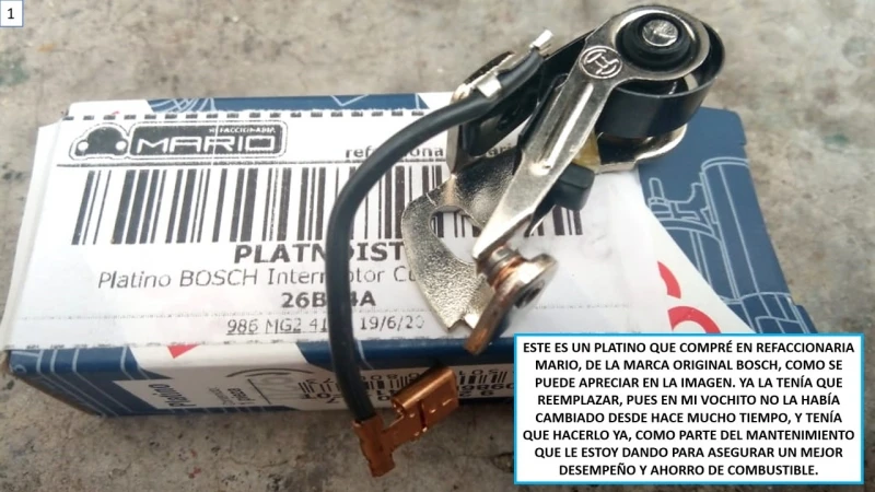 Platino De Corriente De Distribuidor Bosch Para VW Sedan 1600, Combi 1600, Caribe, Brasilia, Safari - Imagen 10