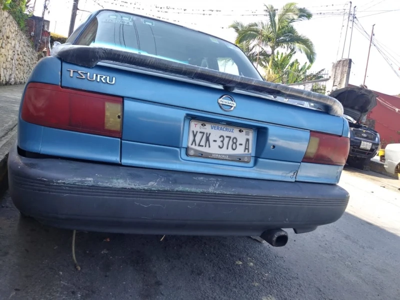 Spoiler Trasero De Cajuela Con Luz De Freno Para Tsuru 2, 3 - Imagen 6