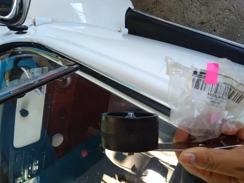 Pedal De Acelerador Roller Negro Para VW Sedán, Brasilia, Safari - Imagen 8