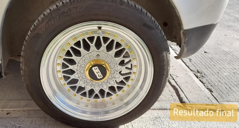 Juego De Tapones De Válvula "VW" Azules Con Seguro Antirrobo - Imagen 11