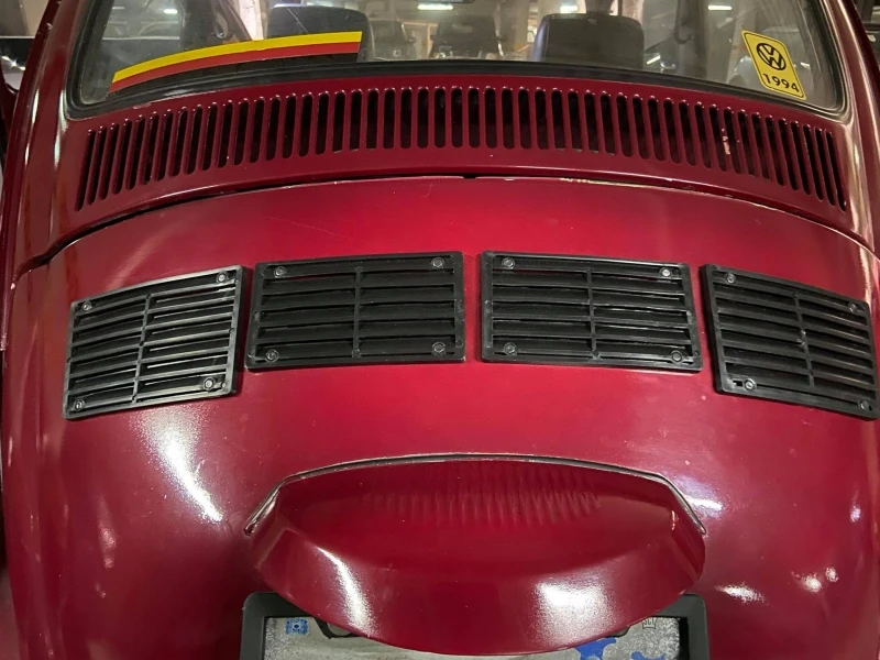 Juego De Rejillas De Tapa De Motor Color Negro Para VW Sedan 1600, 1600i - Imagen 15