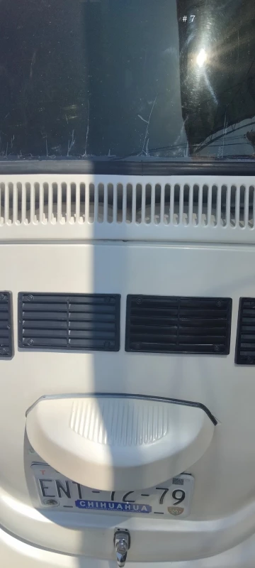 Juego De Rejillas De Tapa De Motor Color Negro Para VW Sedan 1600, 1600i - Imagen 8