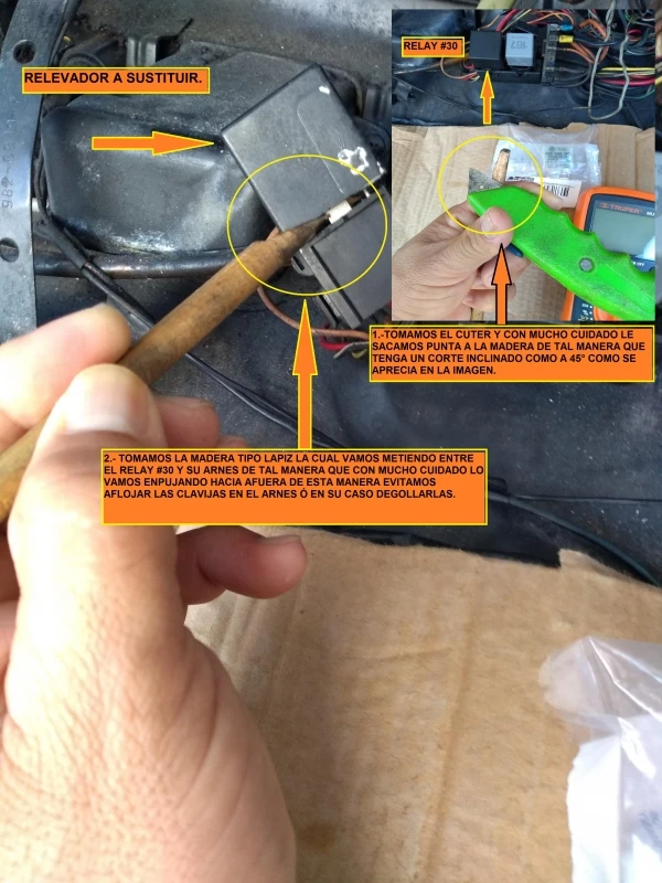 Relay Número 30 De Control De Computadora Con 5 Patas Original Para VW Sedán 1600i, Golf A3, Jetta A3, Derby - Imagen 5
