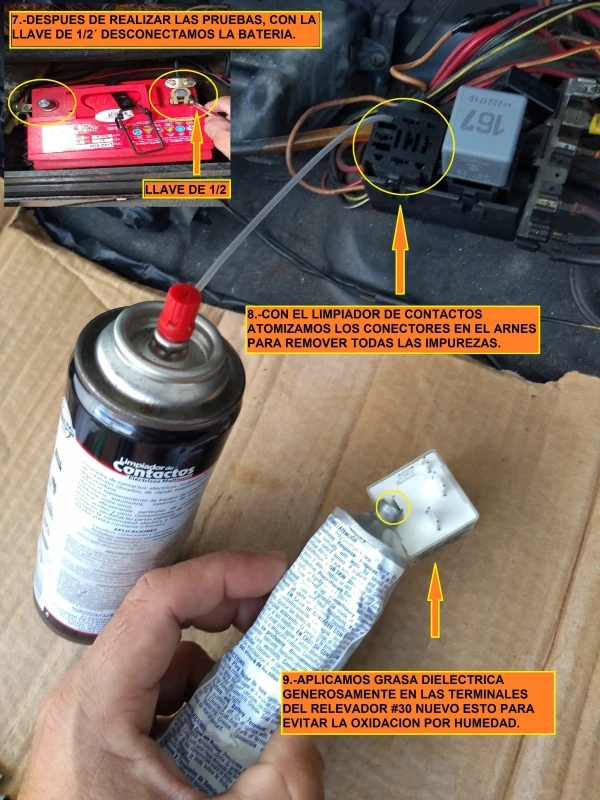 Relay Número 30 De Control De Computadora Con 5 Patas Original Para VW Sedán 1600i, Golf A3, Jetta A3, Derby - Imagen 9