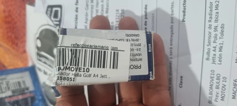 Bulbo Sensor De Radiador Hella Para Golf A4, Jetta A4, Polo 9N, Ibiza Mk2, Mk3, Córdoba Mk2, León Mk1, Toledo - Imagen 11