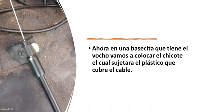 Chicote Liberador De Cofre Con Funda Cahsa Para VW Sedan - Imagen 7