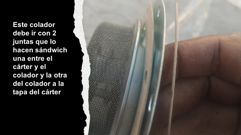 Colador De Aceite De Motor Tipo Para VW Sedan, Combi, Brasilia, Safari, Hormiga - Imagen 7