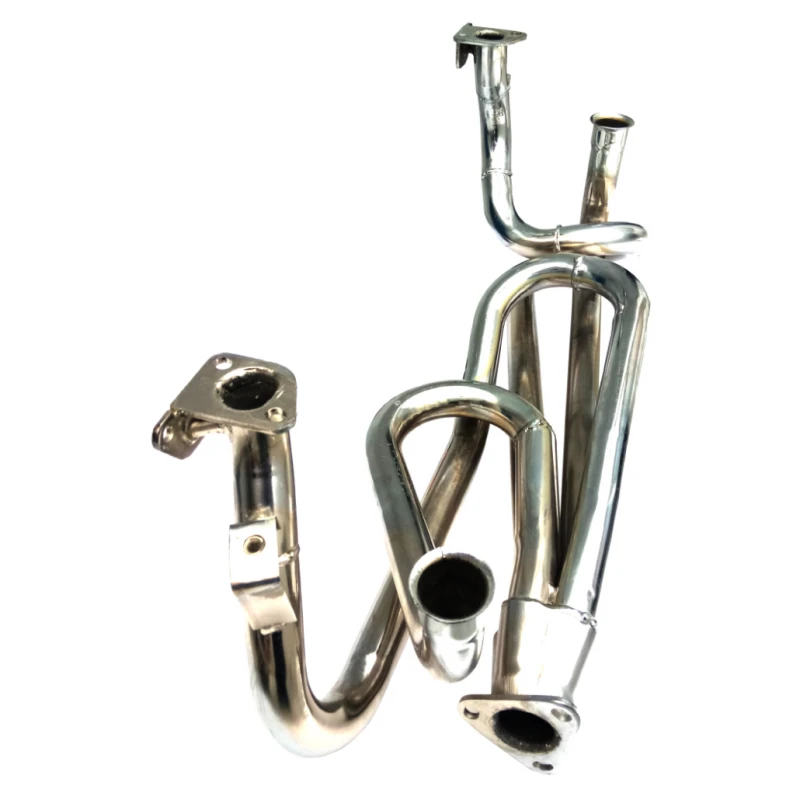 Araña De Silenciador De Motor Cromado Con Entrada Lateral Miller Para VW Sedan 1600, 1600i - Imagen 3