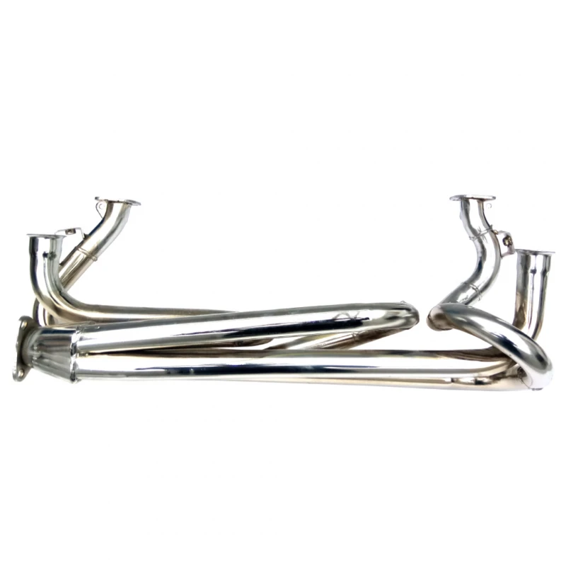 Araña De Silenciador De Motor Cromado Con Entrada Lateral Miller Para VW Sedan 1600, 1600i