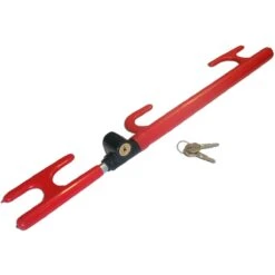 Candado De Volante De 4 Posiciones Con Llave Tunix