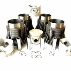 Conjunto De Moto Con Pistones Convexos Moresa Para VW Sedán 1600, Combi, Brasilia, Safari, Hormiga