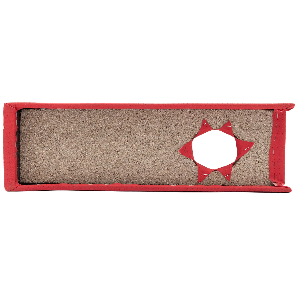 Consola Central De Madera Forrada Con Vinil Rojo Para VW Sedán - Imagen 6