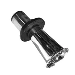 Corneta Eléctrica Tipo Carcacha Cromada De 23 Cm Tunix