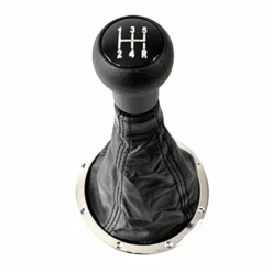 Cubrepolvo Con Perilla De Palanca De Velocidades De Base Redonda Cromada Para Pointer G3, G4, Polo, Lupo