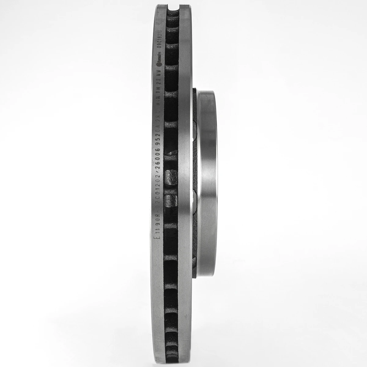 Disco Ventilado De Freno Delantero Brembo Para Aveo 1.6, Pontiac G3 1.6 - Imagen 4