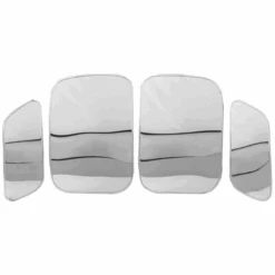 Espejo Embellecedor De Aluminio De Cofre Interior Para Chevy C2