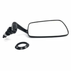 Espejo Retrovisor Metálico Negro Derecho Para VW Sedán 1500, 1600, 1600i
