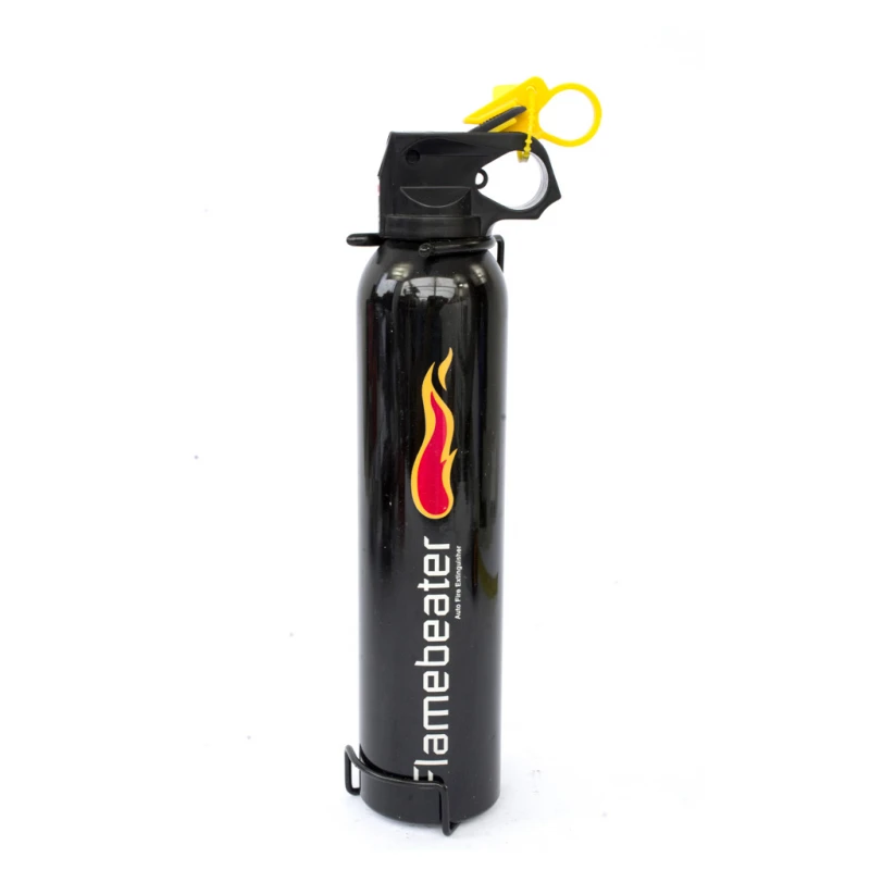 Extinguidor Desechable Color NEGRO Con Base Para Uso Automotriz - Imagen 3