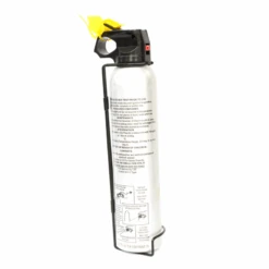 Extinguidor Desechable PLATEADO Con Base Para Uso Automotriz
