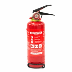 Extinguidor Recargable Color Rojo Con Base Para Uso Automotriz Tunix