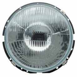 Faro De Cristal Rayado Con Socket De Luz De Cuarto Para VW Sedan, Combi, Safari, Caribe, Hormiga