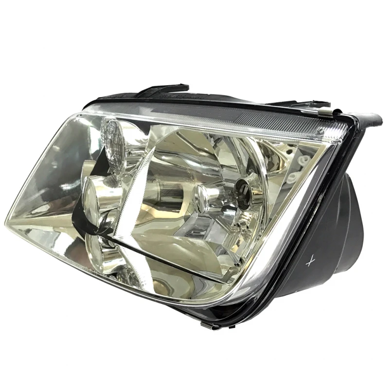 Faro Principal Izquierdo Sin Lupa Con Mica De Acrílico Hella Para Jetta A4 - Imagen 2