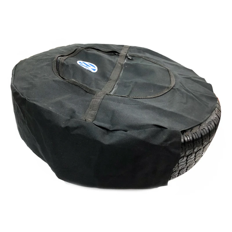 Funda De Lona Negra De Llanta De Refacción Para VW Sedán - Imagen 4