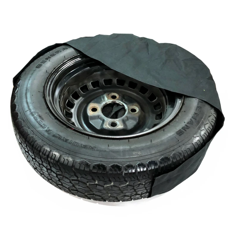 Funda De Lona Negra De Llanta De Refacción Para VW Sedán - Imagen 5