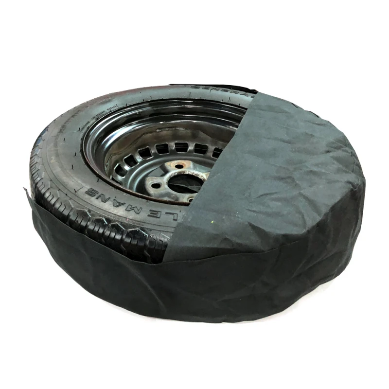 Funda De Lona Negra De Llanta De Refacción Para VW Sedán - Imagen 7