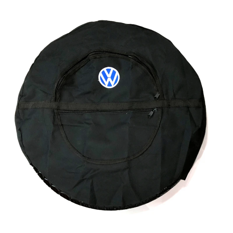 Funda De Lona Negra De Llanta De Refacción Para VW Sedán - Imagen 8