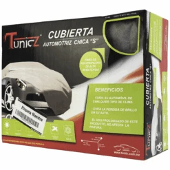 Funda Gris Chica De Polipropileno Tunix Para Auto