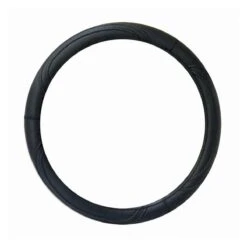 Funda Para Volante Chica De 36 Cm Con Costuras Y Ondas Negra. Tunix