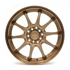 Juego 4 De Rines De 16" Con Doble Barrenación Y Centro Ravs Color Bronce Auto Magic