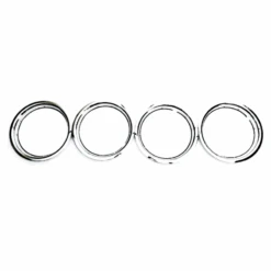 Juego De 4 Arillos Metálicos Cromados De Rin De 13 Pulgadas Para VW Sedán