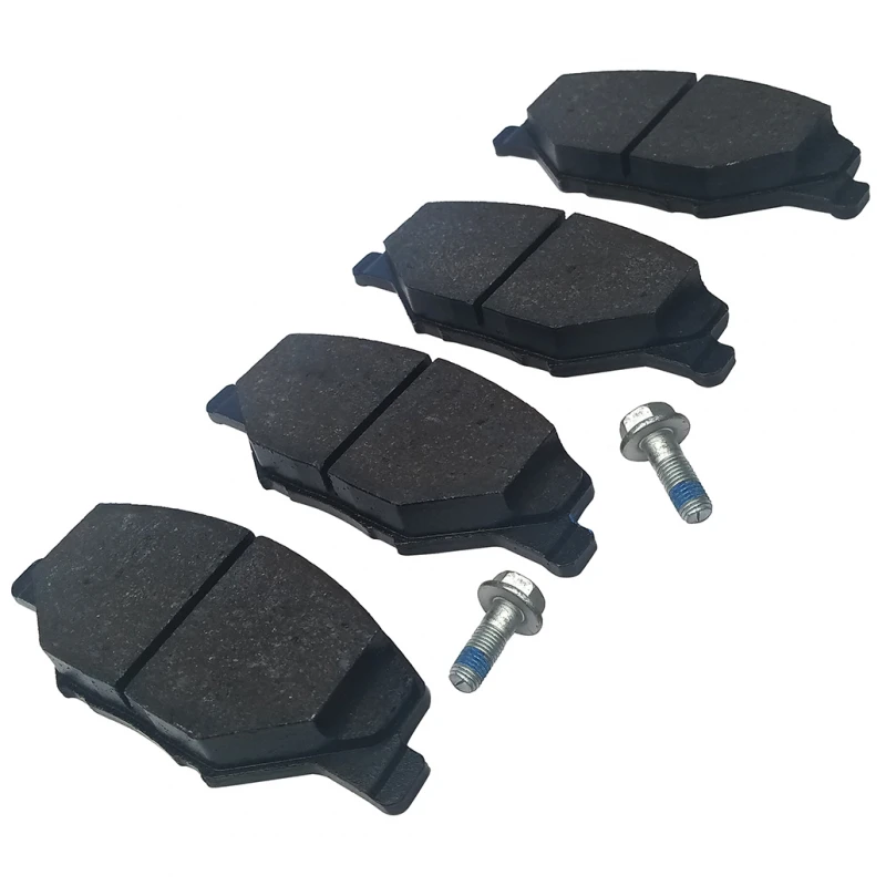 Juego De 4 Balatas De Disco De Freno Delantero Bruck Para Vento 1.6, Polo 1.6 - Imagen 2