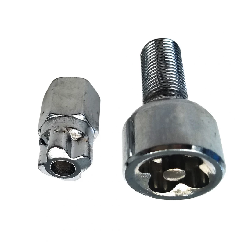 Juego De 4 Birlos De Seguridad De Ruedas Con Llave Tunix - Imagen 3