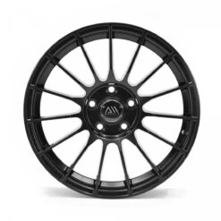 Juego De 4 Rines De 17" Con Centro AM Negro Mate Auto Magic