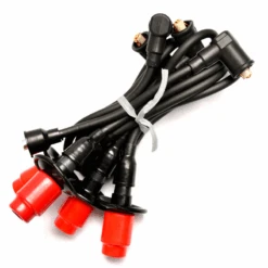 Juego De 5 Cables De Bujía De Motor Con Encendido Convencional Beru Para VW Sedan, Combi 1600, Safari, Brasilia, Hormiga