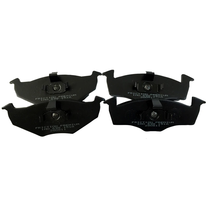 Juego De Balatas De Disco Delanteras Con Uñas Friction Premium Para Golf A2 1.8 Jetta A2 1.8, Caribe 1.8, Atlantic 1.8 - Imagen 4