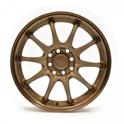 Juego De 4 Rines De 16 Pulgadas 16x7 Y Barrenación: 4 En 100-114.3 Con Acabado Bronce AutoMagic
