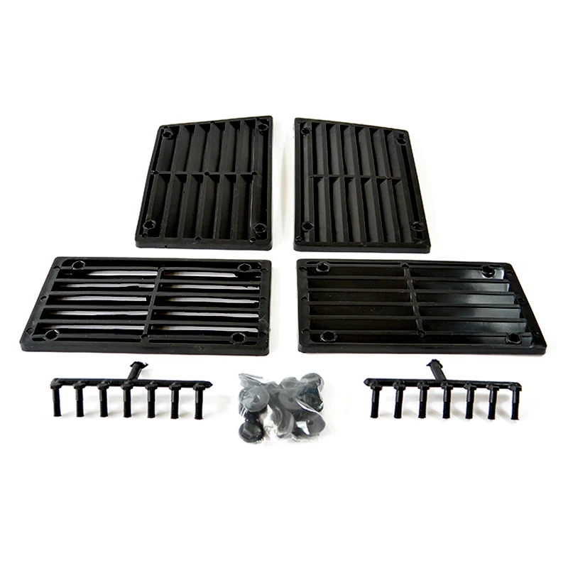 Juego De Rejillas De Tapa De Motor Color Negro Para VW Sedan 1600, 1600i - Imagen 2